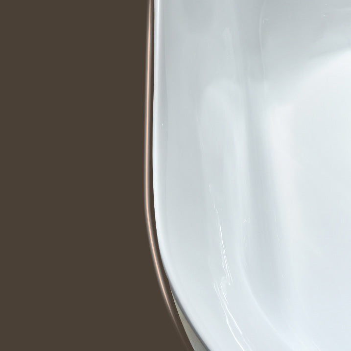 Modern Antique Finish Bathtub Stand Alone Soaking Oval Bath Tub Clearhalo 'Bathroom Remodel & Bathroom Fixtures' 'Bathtubs' 'Home Improvement' 'home_improvement' 'home_improvement_bathtubs' 'Showers & Bathtubs' 7330538