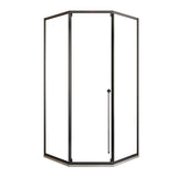 Framed Single Sliding Shower Doors Transparent Shower Bath Door Clearhalo 'Bathroom Remodel & Bathroom Fixtures' 'Home Improvement' 'home_improvement' 'home_improvement_shower_tub_doors' 'Shower and Tub Doors' 'shower_tub_doors' 'Showers & Bathtubs' 7331722