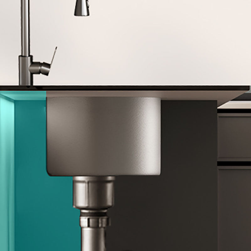 Quartz Kitchen Bar Sink Contemporary Round Shape Kitchen Bar Sink Clearhalo 'Home Improvement' 'home_improvement' 'home_improvement_kitchen_sinks' 'Kitchen Remodel & Kitchen Fixtures' 'Kitchen Sinks & Faucet Components' 'Kitchen Sinks' 'kitchen_sinks' 7332623