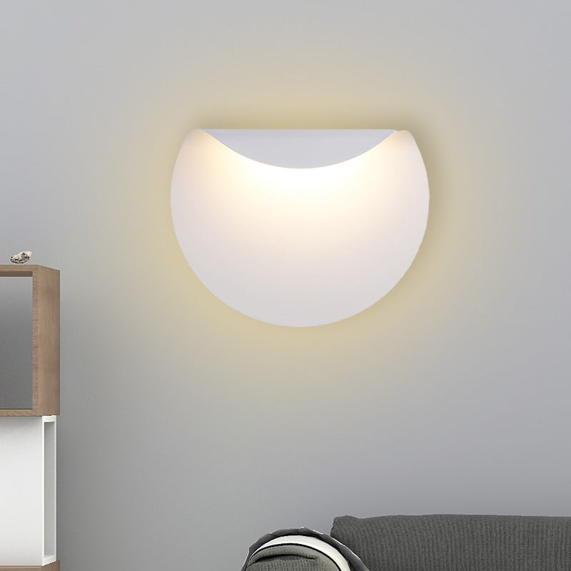 Bend Panel Wall Sconce Lighting Simple Aluminum LED White Wall Mounted Lamp in Warm/White Light for Living Room Clearhalo 'Cast Iron' 'Glass' 'Industrial' 'Modern wall lights' 'Modern' 'Tiffany' 'Traditional wall lights' 'Wall Lamps & Sconces' 'Wall Lights' Lighting' 733266