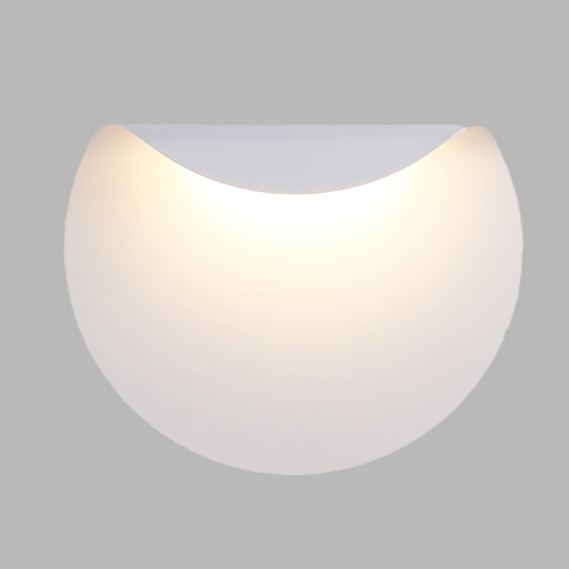 Bend Panel Wall Sconce Lighting Simple Aluminum LED White Wall Mounted Lamp in Warm/White Light for Living Room Clearhalo 'Cast Iron' 'Glass' 'Industrial' 'Modern wall lights' 'Modern' 'Tiffany' 'Traditional wall lights' 'Wall Lamps & Sconces' 'Wall Lights' Lighting' 733268