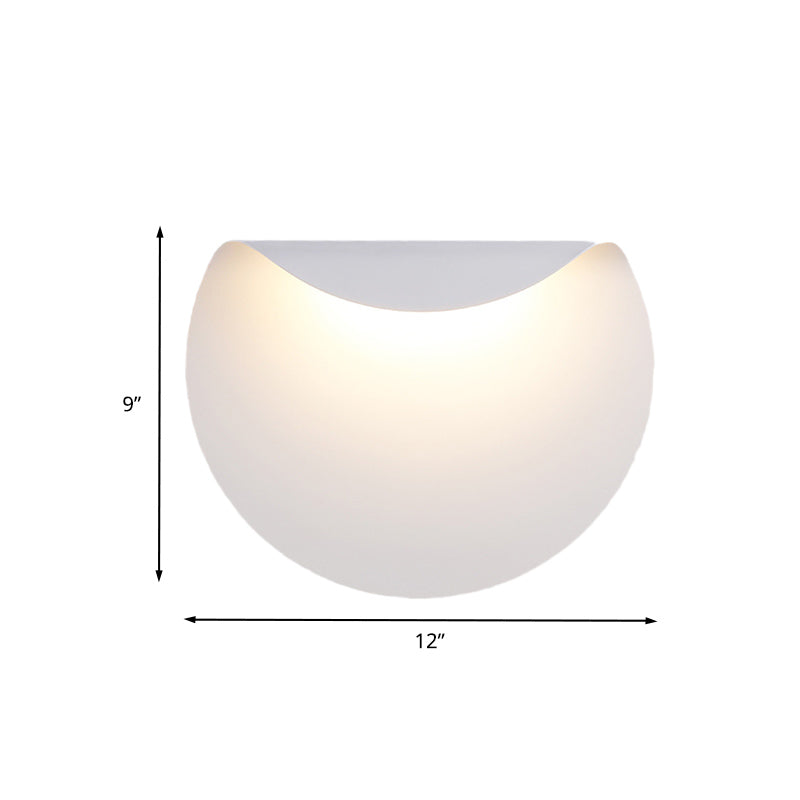 Bend Panel Wall Sconce Lighting Simple Aluminum LED White Wall Mounted Lamp in Warm/White Light for Living Room Clearhalo 'Cast Iron' 'Glass' 'Industrial' 'Modern wall lights' 'Modern' 'Tiffany' 'Traditional wall lights' 'Wall Lamps & Sconces' 'Wall Lights' Lighting' 733269