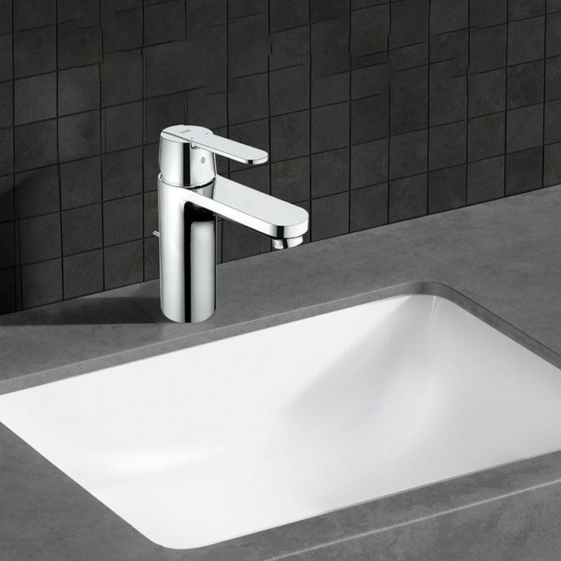 Classic Bathroom Sink Overflow Pop-Up Drain Trough Sink (Not Including Faucet) Clearhalo 'Bathroom Remodel & Bathroom Fixtures' 'Bathroom Sinks & Faucet Components' 'Bathroom Sinks' 'bathroom_sink' 'Home Improvement' 'home_improvement' 'home_improvement_bathroom_sink' 7333135