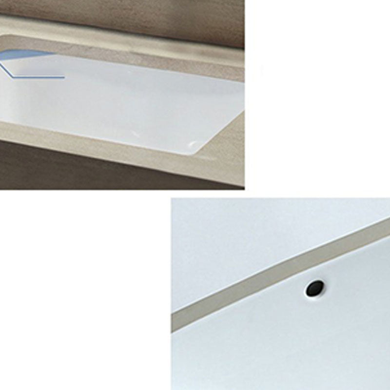 Classic Bathroom Sink Overflow Pop-Up Drain Trough Sink (Not Including Faucet) Clearhalo 'Bathroom Remodel & Bathroom Fixtures' 'Bathroom Sinks & Faucet Components' 'Bathroom Sinks' 'bathroom_sink' 'Home Improvement' 'home_improvement' 'home_improvement_bathroom_sink' 7333137