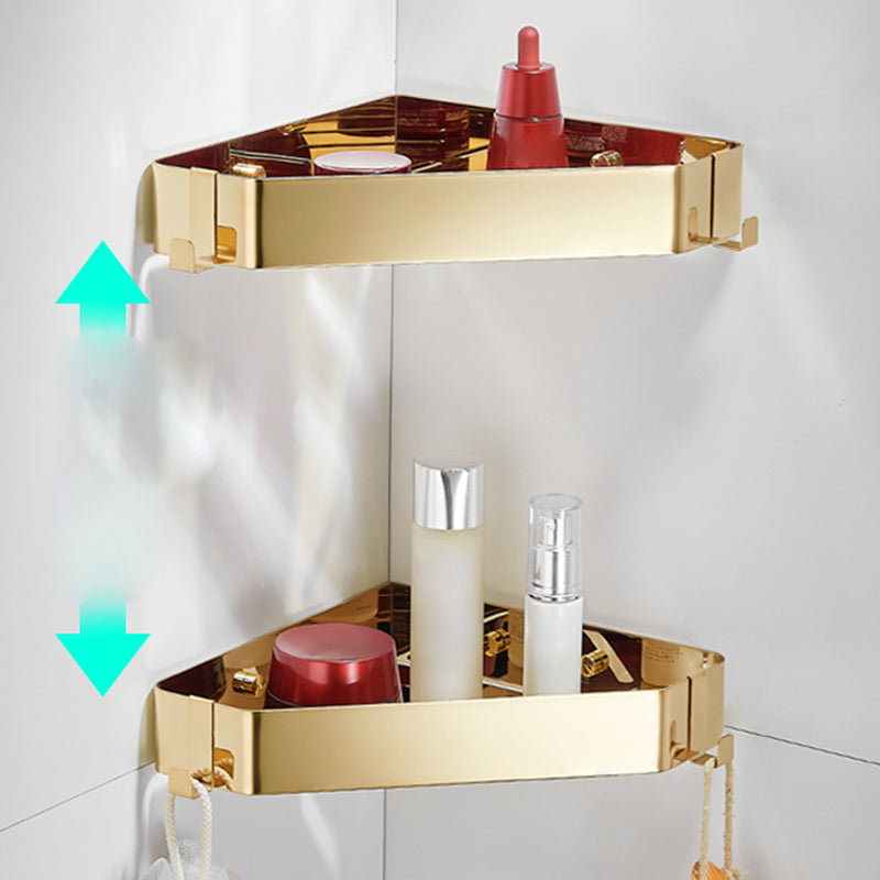 Modern 3-Piece Bath Hardware Set in Stainless Steel, Bath Shelf Clearhalo 'Bathroom Hardware Sets' 'Bathroom Hardware' 'Bathroom Remodel & Bathroom Fixtures' 'bathroom_hardware_sets' 'Home Improvement' 'home_improvement' 'home_improvement_bathroom_hardware_sets' 7333428