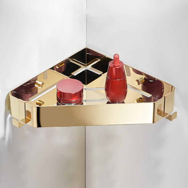 Modern 3-Piece Bath Hardware Set in Stainless Steel, Bath Shelf Clearhalo 'Bathroom Hardware Sets' 'Bathroom Hardware' 'Bathroom Remodel & Bathroom Fixtures' 'bathroom_hardware_sets' 'Home Improvement' 'home_improvement' 'home_improvement_bathroom_hardware_sets' 7333431