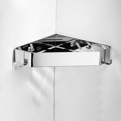 Modern 3-Piece Bath Hardware Set in Stainless Steel, Bath Shelf Silver 1 Piece Clearhalo 'Bathroom Hardware Sets' 'Bathroom Hardware' 'Bathroom Remodel & Bathroom Fixtures' 'bathroom_hardware_sets' 'Home Improvement' 'home_improvement' 'home_improvement_bathroom_hardware_sets' 7333432