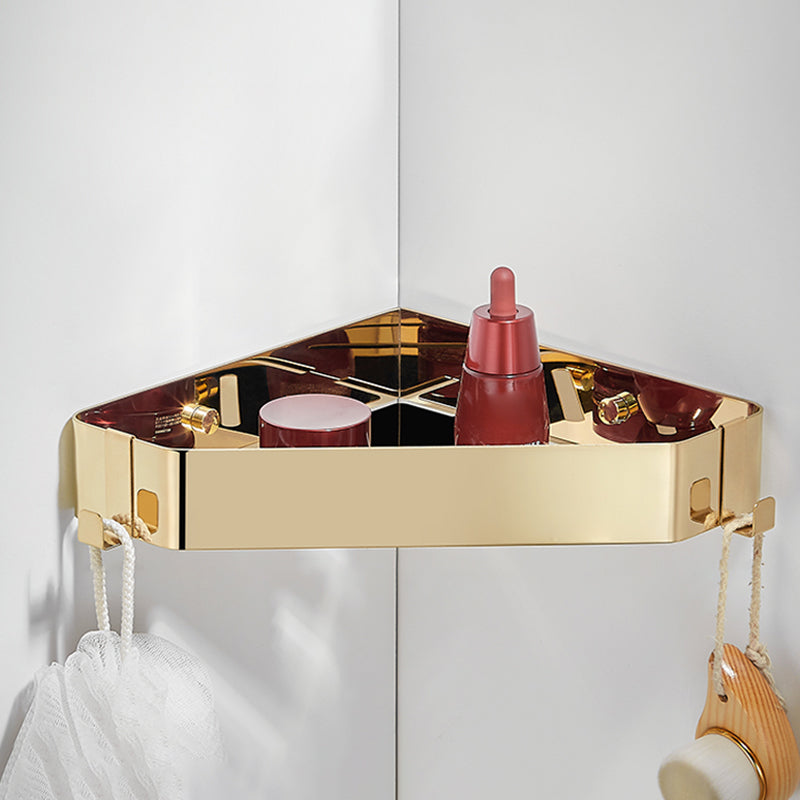 Modern 3-Piece Bath Hardware Set in Stainless Steel, Bath Shelf Gold 1 Piece Clearhalo 'Bathroom Hardware Sets' 'Bathroom Hardware' 'Bathroom Remodel & Bathroom Fixtures' 'bathroom_hardware_sets' 'Home Improvement' 'home_improvement' 'home_improvement_bathroom_hardware_sets' 7333438