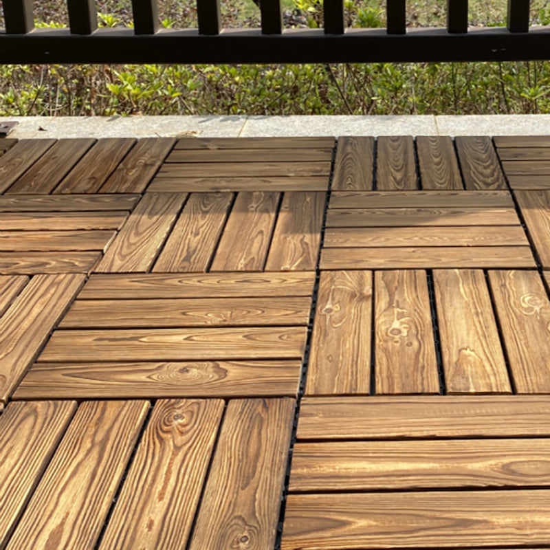 Outdoor Composite Deck Tiles Snapping Striped Detail Kit Deck Tiles Clearhalo 'Home Improvement' 'home_improvement' 'home_improvement_outdoor_deck_tiles_planks' 'Outdoor Deck Tiles & Planks' 'Outdoor Flooring & Tile' 'Outdoor Remodel' 'outdoor_deck_tiles_planks' 7333953