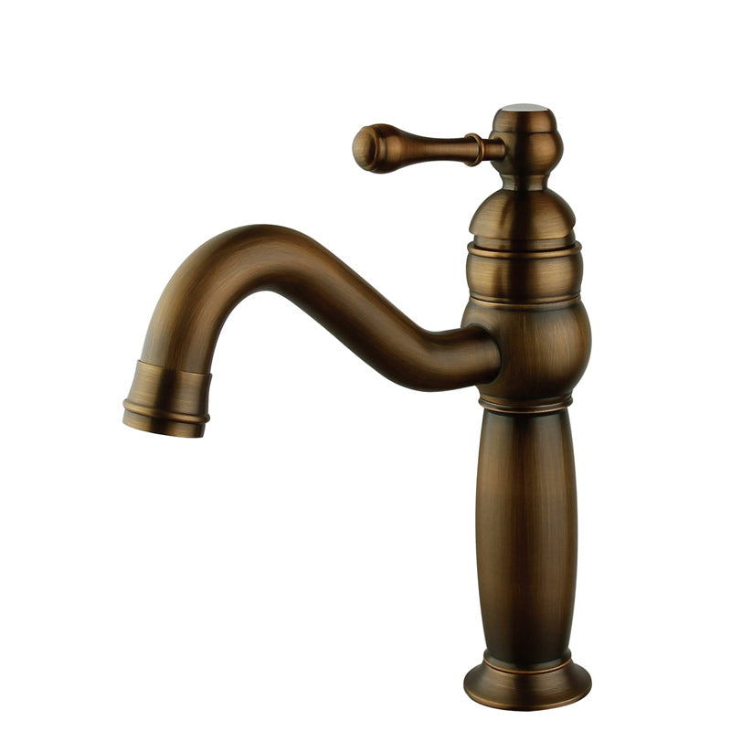 Brass Country Wide Spread Bathroom Faucet Lever Lavatory Faucet Bronze Clearhalo 'Bathroom Remodel & Bathroom Fixtures' 'Bathroom Sink Faucets' 'Bathroom Sinks & Faucet Components' 'bathroom_sink_faucets' 'Home Improvement' 'home_improvement' 'home_improvement_bathroom_sink_faucets' 7334475