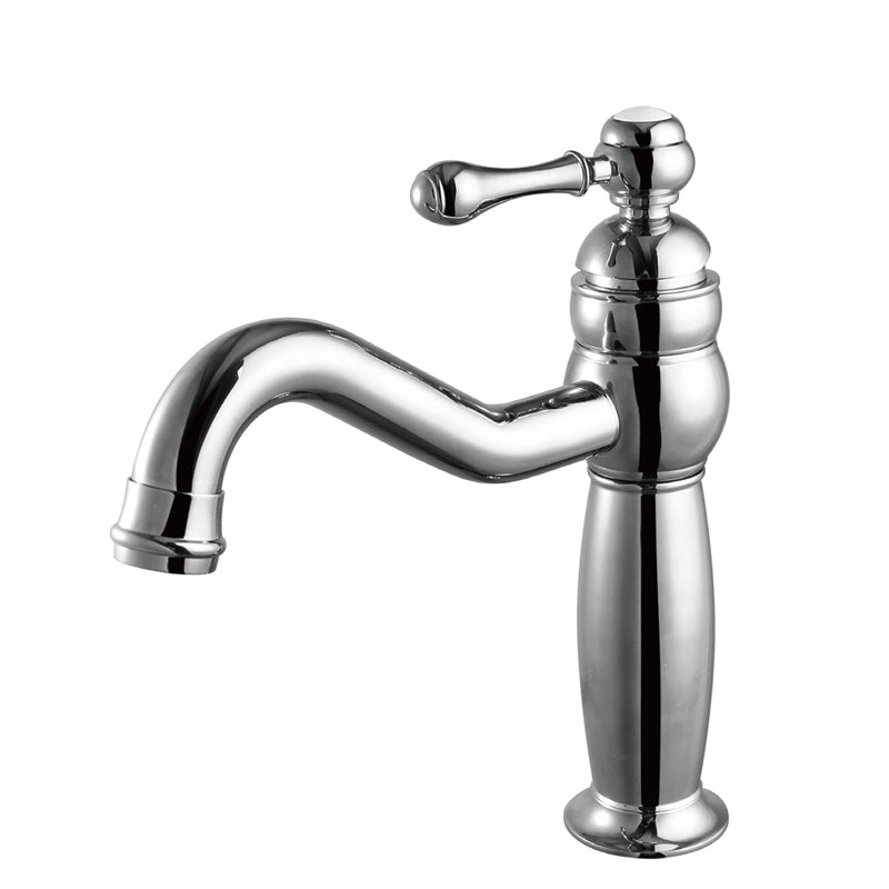 Brass Country Wide Spread Bathroom Faucet Lever Lavatory Faucet Silver Clearhalo 'Bathroom Remodel & Bathroom Fixtures' 'Bathroom Sink Faucets' 'Bathroom Sinks & Faucet Components' 'bathroom_sink_faucets' 'Home Improvement' 'home_improvement' 'home_improvement_bathroom_sink_faucets' 7334477