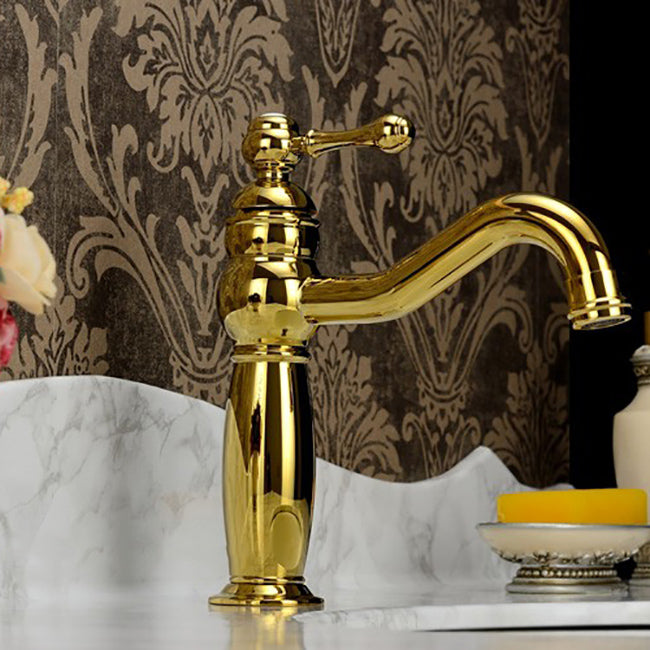 Brass Country Wide Spread Bathroom Faucet Lever Lavatory Faucet Clearhalo 'Bathroom Remodel & Bathroom Fixtures' 'Bathroom Sink Faucets' 'Bathroom Sinks & Faucet Components' 'bathroom_sink_faucets' 'Home Improvement' 'home_improvement' 'home_improvement_bathroom_sink_faucets' 7334478