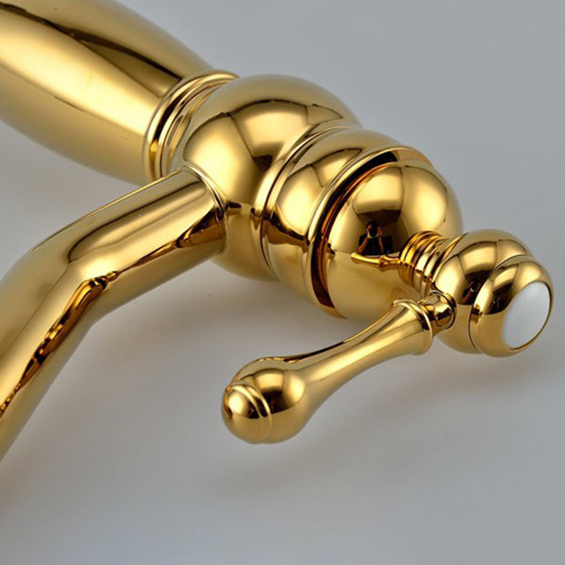 Brass Country Wide Spread Bathroom Faucet Lever Lavatory Faucet Clearhalo 'Bathroom Remodel & Bathroom Fixtures' 'Bathroom Sink Faucets' 'Bathroom Sinks & Faucet Components' 'bathroom_sink_faucets' 'Home Improvement' 'home_improvement' 'home_improvement_bathroom_sink_faucets' 7334481