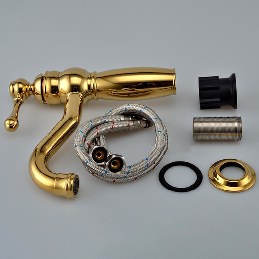 Brass Country Wide Spread Bathroom Faucet Lever Lavatory Faucet Clearhalo 'Bathroom Remodel & Bathroom Fixtures' 'Bathroom Sink Faucets' 'Bathroom Sinks & Faucet Components' 'bathroom_sink_faucets' 'Home Improvement' 'home_improvement' 'home_improvement_bathroom_sink_faucets' 7334483