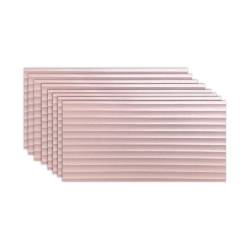 Rectangular Solid Color Tile Modern Straight Edge Matte Wall Tile Pink Clearhalo 'Floor Tiles & Wall Tiles' 'floor_tiles_wall_tiles' 'Flooring 'Home Improvement' 'home_improvement' 'home_improvement_floor_tiles_wall_tiles' Walls and Ceiling' 7334684