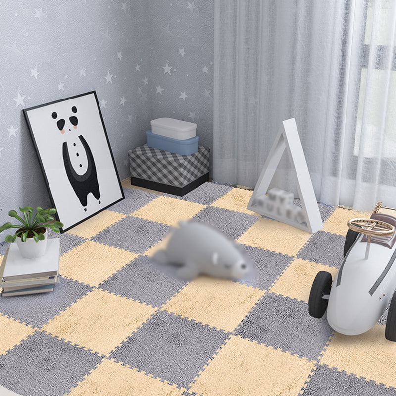 Multi-Color Level Loop Carpet Tile Fade Resistant Interlocking Bedroom Carpet Tiles Clearhalo 'Carpet Tiles & Carpet Squares' 'carpet_tiles_carpet_squares' 'Flooring 'Home Improvement' 'home_improvement' 'home_improvement_carpet_tiles_carpet_squares' Walls and Ceiling' 7334823