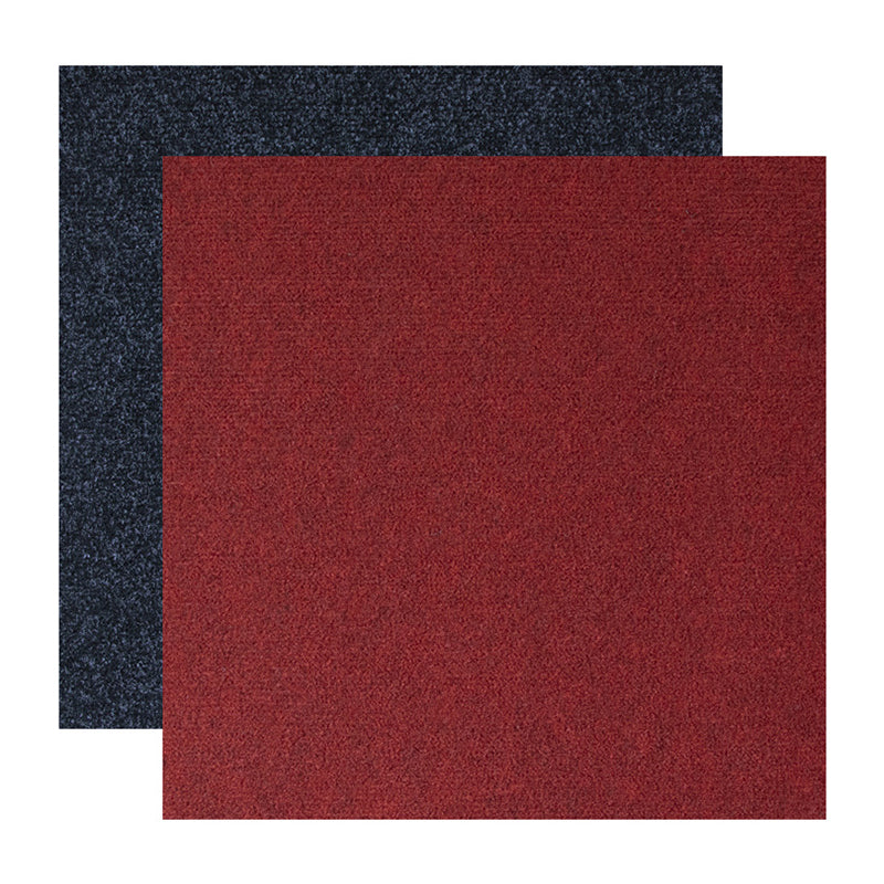 Dark Color Level Loop Carpet Tile Self Adhesive Indoor Office Carpet Tiles Clearhalo 'Carpet Tiles & Carpet Squares' 'carpet_tiles_carpet_squares' 'Flooring 'Home Improvement' 'home_improvement' 'home_improvement_carpet_tiles_carpet_squares' Walls and Ceiling' 7334836
