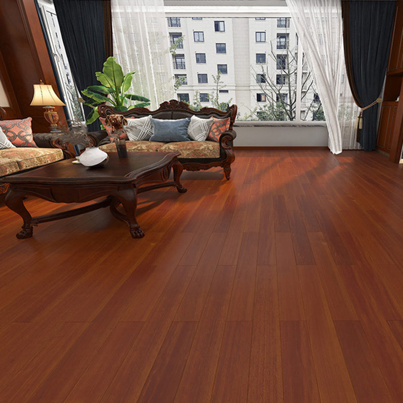 Modern Style Smooth Wood Flooring Rectangle Click Lock Anti-corrosion Wood Flooring Clearhalo 'Flooring 'Hardwood Flooring' 'hardwood_flooring' 'Home Improvement' 'home_improvement' 'home_improvement_hardwood_flooring' Walls and Ceiling' 7334897