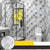 Grid Mosaic Peel & Stick Tile Scratch Resistant Wallpaper for Bathroom Backsplash White-Gray Clearhalo 'Flooring 'Home Improvement' 'home_improvement' 'home_improvement_peel_stick_blacksplash' 'Peel & Stick Backsplash Tile' 'peel_stick_blacksplash' 'Walls & Ceilings' Walls and Ceiling' 7334928