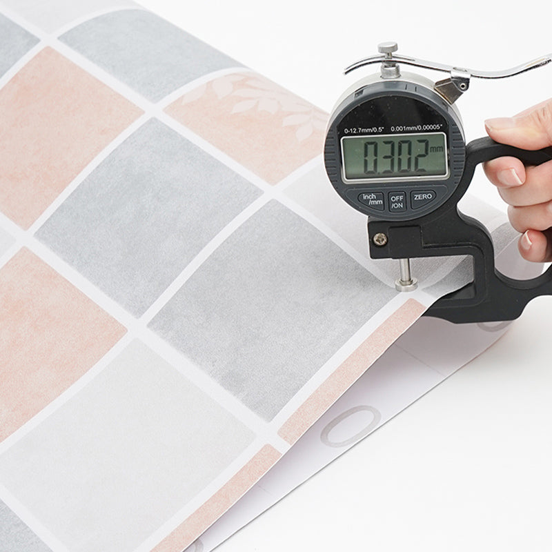 Grid Mosaic Peel & Stick Tile Scratch Resistant Wallpaper for Bathroom Backsplash Clearhalo 'Flooring 'Home Improvement' 'home_improvement' 'home_improvement_peel_stick_blacksplash' 'Peel & Stick Backsplash Tile' 'peel_stick_blacksplash' 'Walls & Ceilings' Walls and Ceiling' 7334931