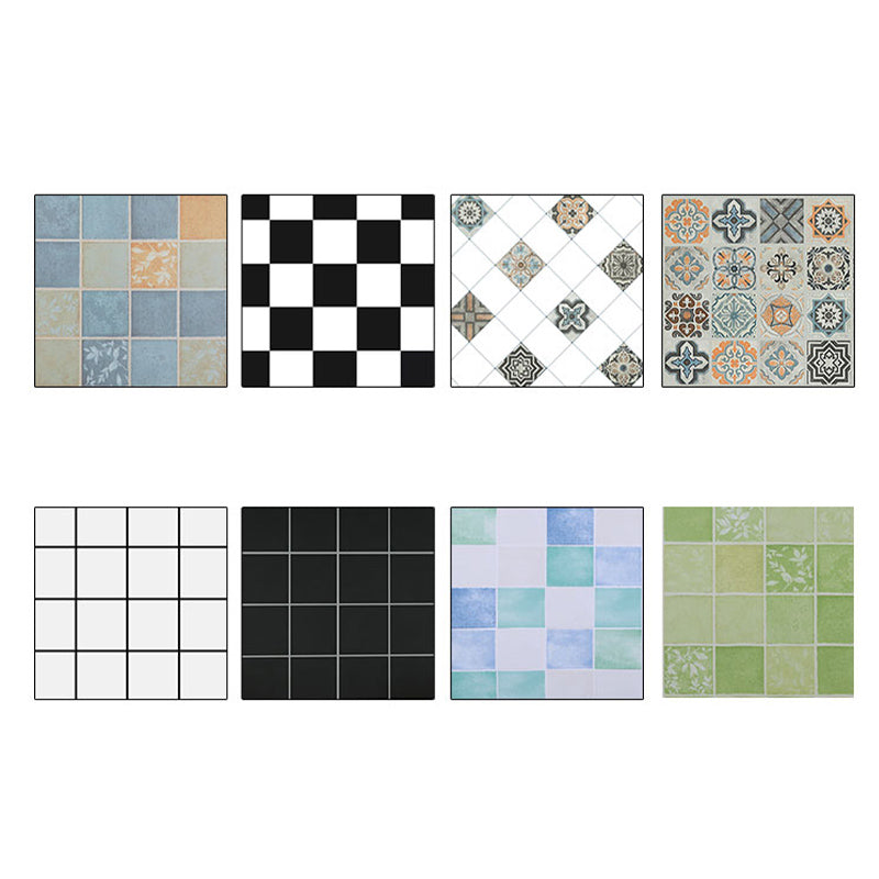 Grid Mosaic Peel & Stick Tile Scratch Resistant Wallpaper for Backsplash Wall Clearhalo 'Flooring 'Home Improvement' 'home_improvement' 'home_improvement_peel_stick_blacksplash' 'Peel & Stick Backsplash Tile' 'peel_stick_blacksplash' 'Walls & Ceilings' Walls and Ceiling' 7334959