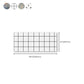 Grid Mosaic Peel & Stick Tile Scratch Resistant Wallpaper for Backsplash Wall Clearhalo 'Flooring 'Home Improvement' 'home_improvement' 'home_improvement_peel_stick_blacksplash' 'Peel & Stick Backsplash Tile' 'peel_stick_blacksplash' 'Walls & Ceilings' Walls and Ceiling' 7334962