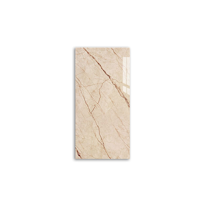 Marbling Scratch Resistant Tile PVC Singular Peel & Stick Tile for Backsplash Wall Khaki 1 Piece Clearhalo 'Flooring 'Home Improvement' 'home_improvement' 'home_improvement_peel_stick_blacksplash' 'Peel & Stick Backsplash Tile' 'peel_stick_blacksplash' 'Walls & Ceilings' Walls and Ceiling' 7334984