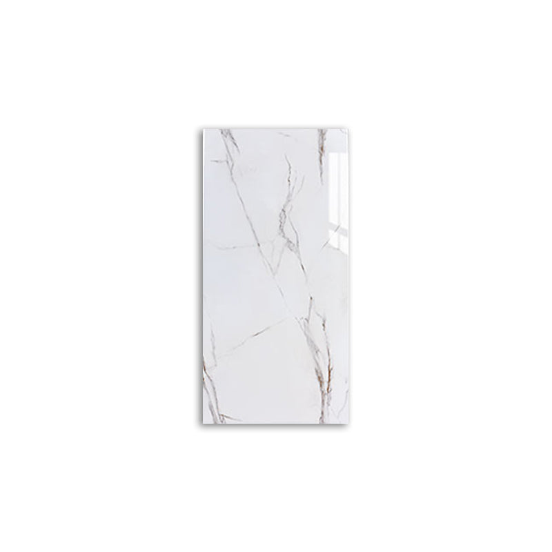 Marbling Scratch Resistant Tile PVC Singular Peel & Stick Tile for Backsplash Wall White-Gray 1 Piece Clearhalo 'Flooring 'Home Improvement' 'home_improvement' 'home_improvement_peel_stick_blacksplash' 'Peel & Stick Backsplash Tile' 'peel_stick_blacksplash' 'Walls & Ceilings' Walls and Ceiling' 7334990