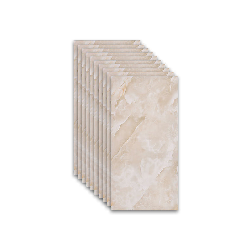 Marbling Scratch Resistant Tile PVC Singular Peel & Stick Tile for Backsplash Wall Light Orange Clearhalo 'Flooring 'Home Improvement' 'home_improvement' 'home_improvement_peel_stick_blacksplash' 'Peel & Stick Backsplash Tile' 'peel_stick_blacksplash' 'Walls & Ceilings' Walls and Ceiling' 7334993