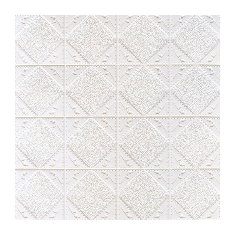 Modern Wall Paneling Peel and Stick Waterproof 3D Print Wall Panel Cream Clearhalo 'Flooring 'Home Improvement' 'home_improvement' 'home_improvement_wall_paneling' 'Wall Paneling' 'wall_paneling' 'Walls & Ceilings' Walls and Ceiling' 7335003