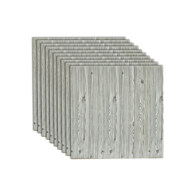 Indoor Home Wall Panel Waterproof Peel and Stick Wall Paneling Dark Gray 10-Piece Set Clearhalo 'Flooring 'Home Improvement' 'home_improvement' 'home_improvement_wall_paneling' 'Wall Paneling' 'wall_paneling' 'Walls & Ceilings' Walls and Ceiling' 7335013