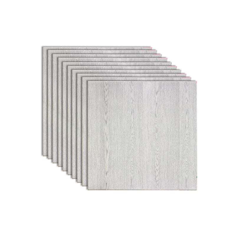 Indoor Home Wall Panel Waterproof Peel and Stick Wall Paneling Silver Gray 10-Piece Set Clearhalo 'Flooring 'Home Improvement' 'home_improvement' 'home_improvement_wall_paneling' 'Wall Paneling' 'wall_paneling' 'Walls & Ceilings' Walls and Ceiling' 7335031