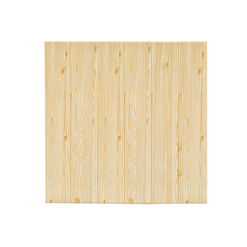Contemporary Wall Panel Peel and Stick Waterproof Wall Paneling Light Brown Clearhalo 'Flooring 'Home Improvement' 'home_improvement' 'home_improvement_wall_paneling' 'Wall Paneling' 'wall_paneling' 'Walls & Ceilings' Walls and Ceiling' 7335047