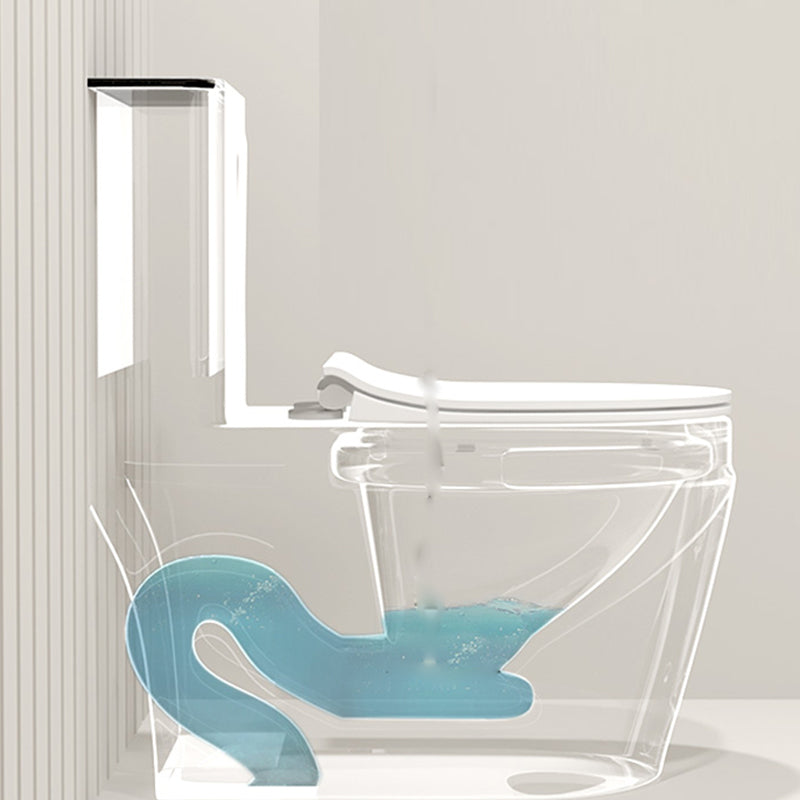 Traditional Floor Mounted Toilet Seat Included Toilet Bowl for Bathroom Clearhalo 'Bathroom Remodel & Bathroom Fixtures' 'Home Improvement' 'home_improvement' 'home_improvement_toilets' 'Toilets & Bidets' 'Toilets' 7335561