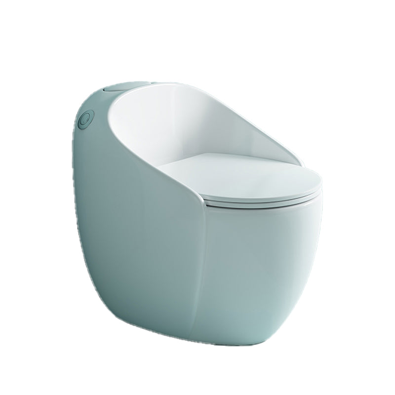 Contemporary Floor Mount Toilet Seat Included Urine Toilet for Bathroom Clearhalo 'Bathroom Remodel & Bathroom Fixtures' 'Home Improvement' 'home_improvement' 'home_improvement_toilets' 'Toilets & Bidets' 'Toilets' 7335585