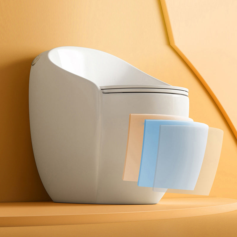 Contemporary Floor Mount Toilet Seat Included Urine Toilet for Bathroom Clearhalo 'Bathroom Remodel & Bathroom Fixtures' 'Home Improvement' 'home_improvement' 'home_improvement_toilets' 'Toilets & Bidets' 'Toilets' 7335587