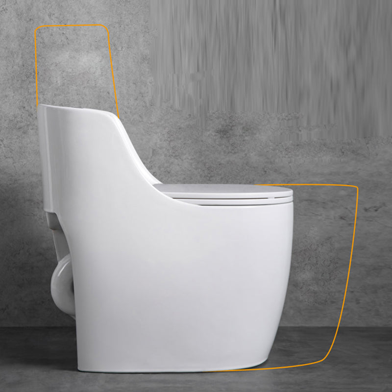 Contemporary Floor Mounted Toilet Spray Gun Included Urine Toilet for Bathroom Clearhalo 'Bathroom Remodel & Bathroom Fixtures' 'Home Improvement' 'home_improvement' 'home_improvement_toilets' 'Toilets & Bidets' 'Toilets' 7335600