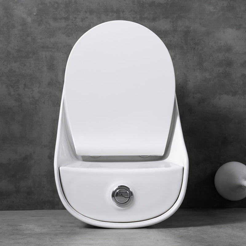 Contemporary Floor Mounted Toilet Spray Gun Included Urine Toilet for Bathroom Clearhalo 'Bathroom Remodel & Bathroom Fixtures' 'Home Improvement' 'home_improvement' 'home_improvement_toilets' 'Toilets & Bidets' 'Toilets' 7335602