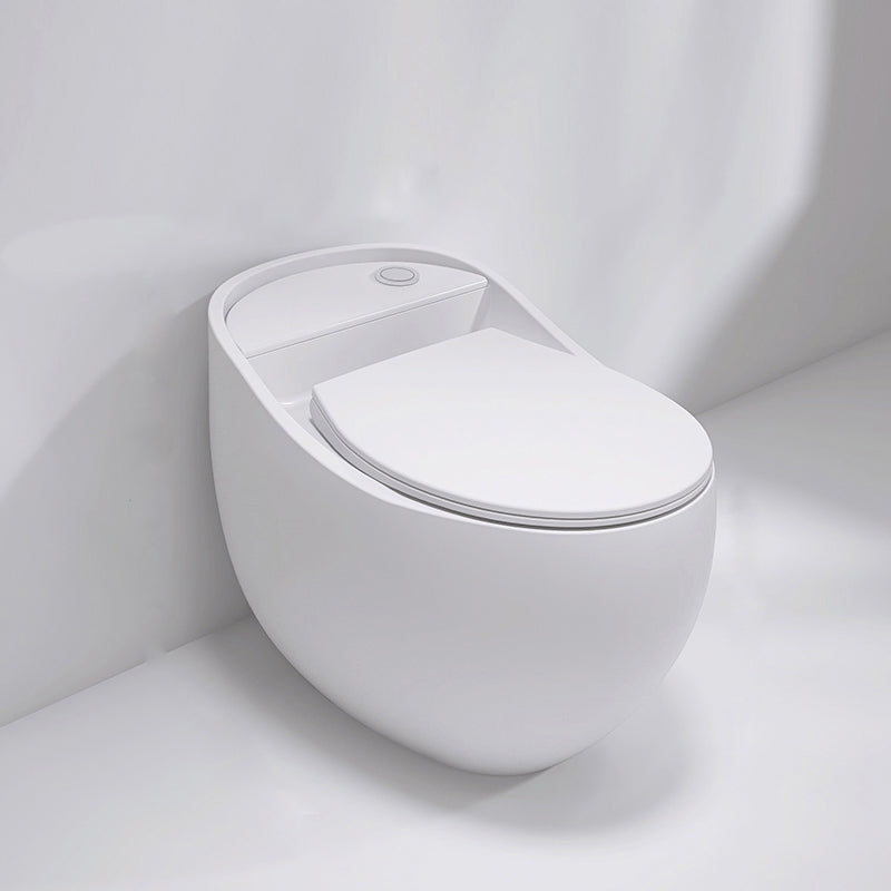 Contemporary Siphon Jet Toilet Floor Mounted Urine Toilet for Washroom White Toilet Only Clearhalo 'Bathroom Remodel & Bathroom Fixtures' 'Home Improvement' 'home_improvement' 'home_improvement_toilets' 'Toilets & Bidets' 'Toilets' 7335621