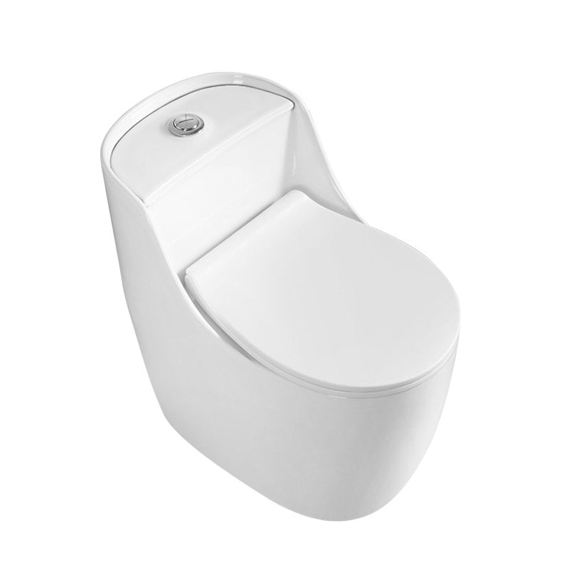 Contemporary Floor Mount Flush Toilet Siphon Jet Ceramic Urine Toilet for Bathroom Clearhalo 'Bathroom Remodel & Bathroom Fixtures' 'Home Improvement' 'home_improvement' 'home_improvement_toilets' 'Toilets & Bidets' 'Toilets' 7335644