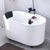 Antique Finish Soaking Bathtub Acrylic Back to Wall Bath Tub (Board not Included) White Clearhalo 'Bathroom Remodel & Bathroom Fixtures' 'Bathtubs' 'Home Improvement' 'home_improvement' 'home_improvement_bathtubs' 'Showers & Bathtubs' 7335736