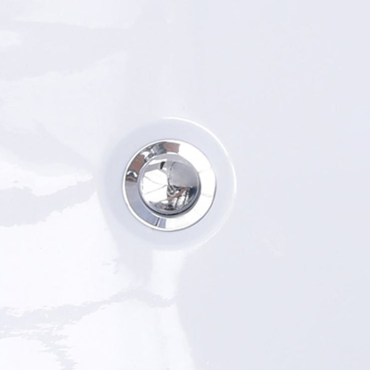 Antique Finish Soaking Bathtub Acrylic Back to Wall Bath Tub (Board not Included) Clearhalo 'Bathroom Remodel & Bathroom Fixtures' 'Bathtubs' 'Home Improvement' 'home_improvement' 'home_improvement_bathtubs' 'Showers & Bathtubs' 7335746