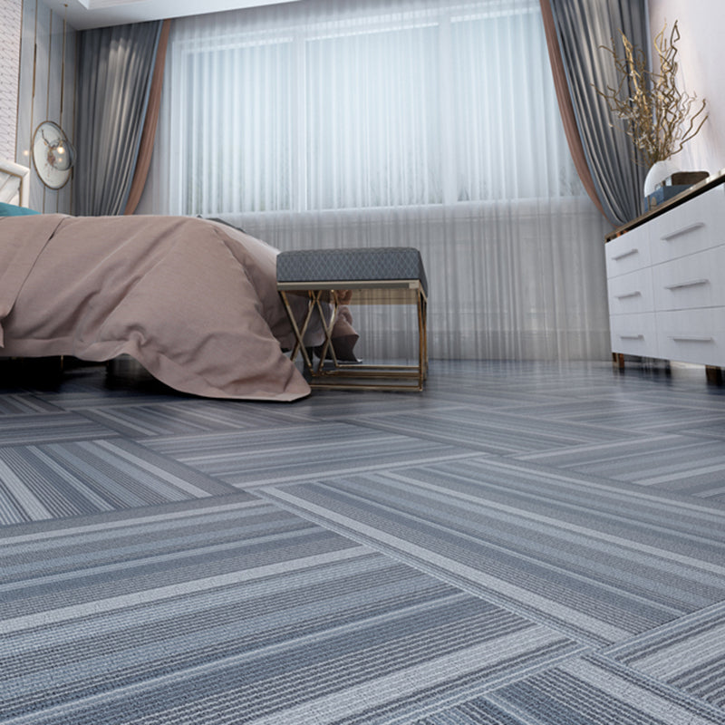 Peel and Stick PVC Flooring Low Gloss Fabric Look Vinyl Flooring Gray-Blue Clearhalo 'Flooring 'Home Improvement' 'home_improvement' 'home_improvement_vinyl_flooring' 'Vinyl Flooring' 'vinyl_flooring' Walls and Ceiling' 7336207