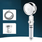 Round Hand Shower Adjustable Water Flow Wall-Mount Showerhead White Shower Heads & Hose & Wall pedestal Clearhalo 'Bathroom Remodel & Bathroom Fixtures' 'Home Improvement' 'home_improvement' 'home_improvement_shower_heads' 'Shower Heads' 'shower_heads' 'Showers & Bathtubs Plumbing' 'Showers & Bathtubs' 7336222