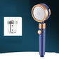Round Hand Shower Adjustable Water Flow Wall-Mount Showerhead Royal Blue Shower Head with Wall Pedestal Hose not included Clearhalo 'Bathroom Remodel & Bathroom Fixtures' 'Home Improvement' 'home_improvement' 'home_improvement_shower_heads' 'Shower Heads' 'shower_heads' 'Showers & Bathtubs Plumbing' 'Showers & Bathtubs' 7336231