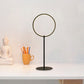 Metallic Ring Nightstand Light Minimalist LED Small Desk Lamp in Black for Bedroom Clearhalo 'Lamps' 'Table Lamps' Lighting' 733799