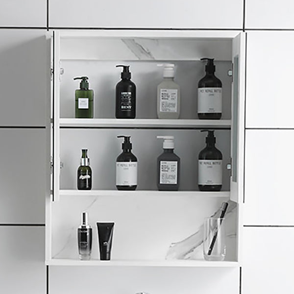 Modern Single Sink Bathroom Vanity White Ceramic Top Rectangular Vanity Set Clearhalo 'Bathroom Remodel & Bathroom Fixtures' 'Bathroom Vanities' 'bathroom_vanities' 'Home Improvement' 'home_improvement' 'home_improvement_bathroom_vanities' 7338038