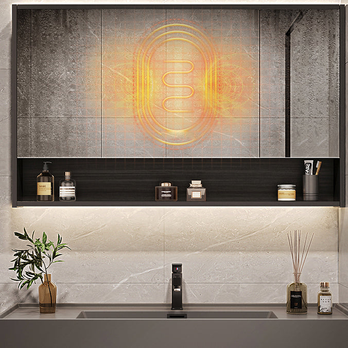 Wall Mount Bathroom Sink Vanity Glam Bathroom Vanity Set with Mirror Clearhalo 'Bathroom Remodel & Bathroom Fixtures' 'Bathroom Vanities' 'bathroom_vanities' 'Home Improvement' 'home_improvement' 'home_improvement_bathroom_vanities' 7338089