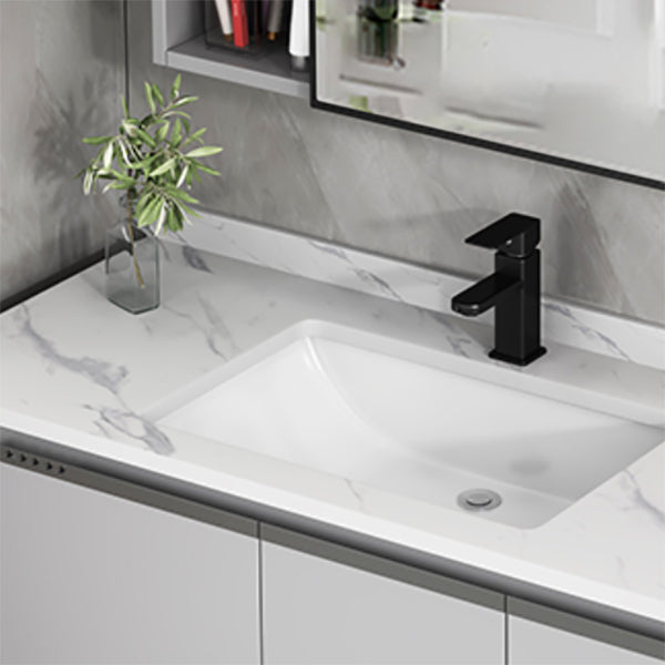 Modern Bathroom Vanity Set Wall Mount Stone Bathroom Sink Vanity with Mirror Clearhalo 'Bathroom Remodel & Bathroom Fixtures' 'Bathroom Vanities' 'bathroom_vanities' 'Home Improvement' 'home_improvement' 'home_improvement_bathroom_vanities' 7338102