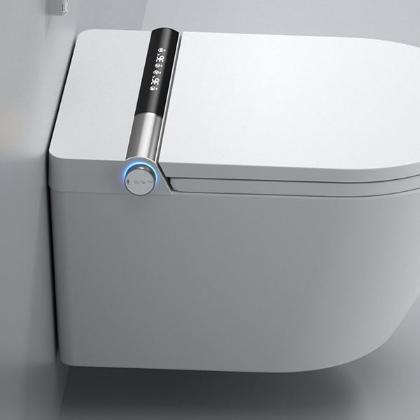 Foot Sensor Wall Hung Toilet Set Shatterproof Wall Mounted Bidet Clearhalo 'Bathroom Remodel & Bathroom Fixtures' 'Bidets' 'Home Improvement' 'home_improvement' 'home_improvement_bidets' 'Toilets & Bidets' 7338498